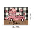 thumbnail image 2 of Artoid Mode Valentine's Day Placemat Red Love Wedding Holiday Table Mat 1 Count, 2 of 3
