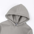 thumbnail image 7 of Kids Cotton Sweatsuits Girls Boys Fleece Lined Winter Outfits 2 Piece Sets Hoodies Joggers Sweatpants with Pockets Gray, Size 3-4 Y, 7 of 7