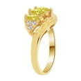 thumbnail image 2 of 14k Yellow Gold, Classic Marquise Cluster Ring Yellow CZ Nov Synthetic Birthstones Size 8, 2 of 3