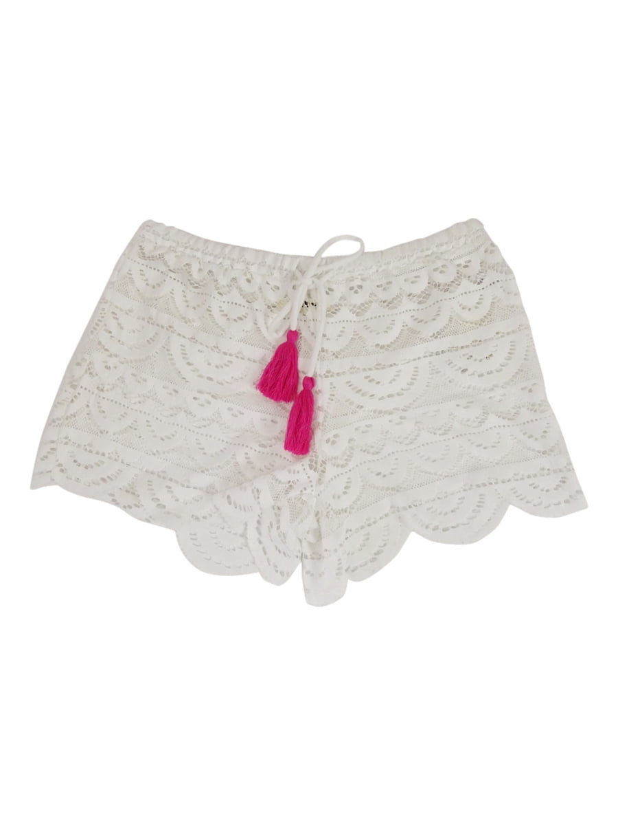 womens white swim cover up