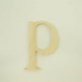 thumbnail image 3 of Package of 1, 8 Inch X 3/4" Thickness Baltic Birch Wood Letter p in The Times New Roman Font, Thick, Lower Case for Art & Craft Project, Made in USA, 3 of 4