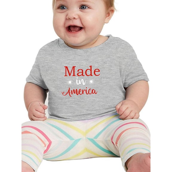Made In America Fireworks Banner T-Shirt Infant -Image by Shutterstock, 18 Months