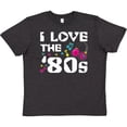 thumbnail image 3 of Inktastic I Love the '80s-musical Notes Youth T-Shirt, 3 of 5
