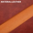 thumbnail image 3 of SHISUYAN Leather Document File Folder A4 File Bag File Organizer Bag Travel Portfolio Case File Storage Organizer, 3 of 8