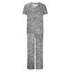 thumbnail image 1 of Camisetas de Manga Larga Mujeres Imprimir Manga Corta V-Cuello Superior Y Pantalones Largos Traje de Trabajo Conjunto, Nylon para Primavera Verano Casual, 1 of 9