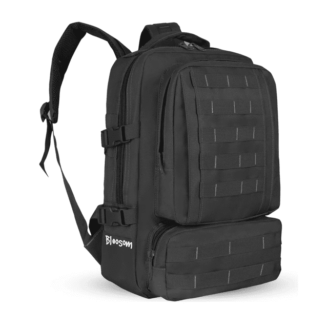 Mochila Táctica Bloosom Militar Camping Mutiluso Moda 1090# Negro