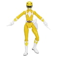 thumbnail image 4 of Power Rangers: Mighty Morphin Yellow Ranger Toy Action Figure for Boys and Girls Ages 4 5 6 7 8 and Up (6”), 4 of 6