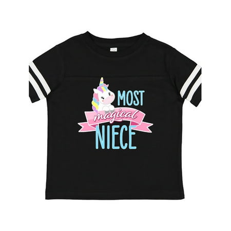 

Inktastic Most Magical Niece- cute unicorn Gift Toddler Toddler Girl T-Shirt