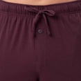 thumbnail image 4 of Fruit of the Loom Men's Extended Sizes Jersey Knit Sleep Pajama Lounge Pant - Dark Red, 4 of 7