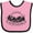Pink and Black, variant on Inktastic Let's Go on an Adventure Mountains Boys or Girls Baby Bib