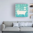 thumbnail image 3 of Melissa Averinos 'Ahoy III Blue Green' Canvas Art, 3 of 3