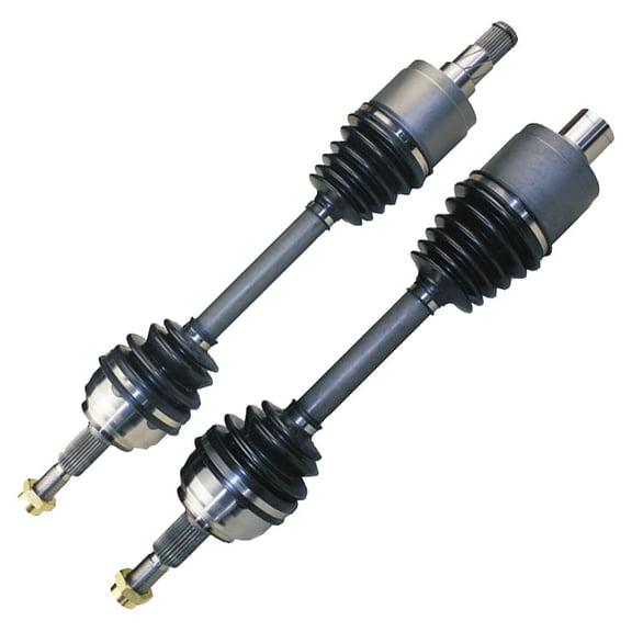 Pair Front Left Right CV Drive Axle For Jeep Grand Cherokee WK & Commander 2005 2006 2007 2008 2009 2010 w/o Front LSD - BuyAutoParts