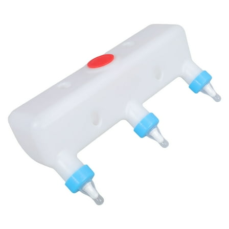 Multiple Feeding Bottle With 3 Teats For Lamb Pigs Hanging Design Farm Livestock Accessory