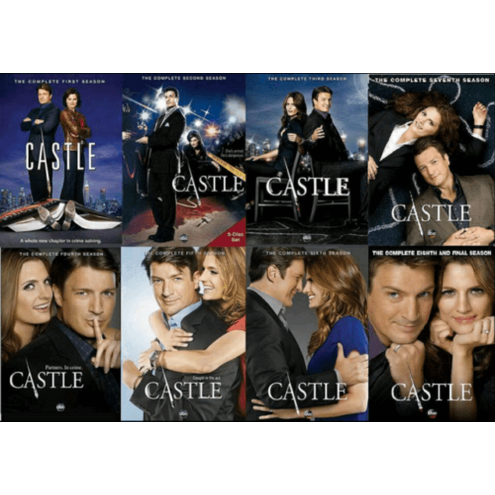 Castle: Complete Series Season 1-8 DVD Box Set 1 2 3 4 5 6 7 8