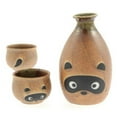thumbnail image 1 of Mischievous Ensemble de Saké Tanuki, 1 of 2