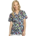 thumbnail image 7 of Dickies EDS Medical Scrubs Top for Women V-Neck Plus Size DK704, 5XL, Have A Laugh, 7 of 7
