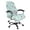 Rabbit Eggs Floral Leaf Blue, variant on SCRAWLGOD Alpaca Rainbow Love Blue Valentine's Day Stretchy Cover for Office Chair Seat Breathable Computer Desk Chair Seat Covers Dustproof High Back Chair Slipcover, S