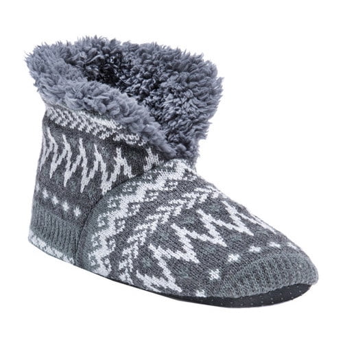 muk luks men's slipper booties