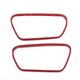 thumbnail image 5 of Marco Lateral del Asiento del Automóvil Yashi Panel de Botones Cubierta Embellecedora Adhesivo Accesorios Decorativos Plata Cromada, 5 of 5
