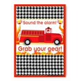 thumbnail image 4 of POP parties Fireman Party Invitations - Firefighter Party Invitations - 20 Invitations + 20 Envelopes - DOUBLE SIDED - Firehouse Invitations, 4 of 4
