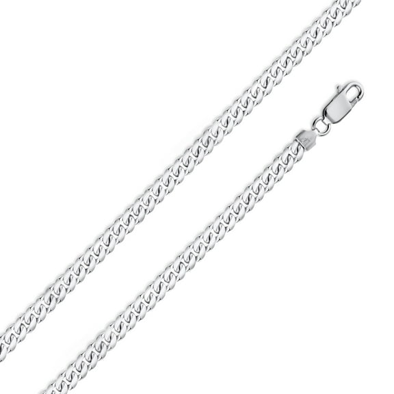 Sterling Silver 925 High Polished Miami Cuban 160 5.5mm Chain Made in Italy 22" Jewelry Female