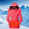 thumbnail image 3 of Women Solid Color Coat Warm Winter Overcoat Fluffy Jacket Long Sleeve Cardigan Button Down Overcoat Windproof Outer Coat, 3 of 5