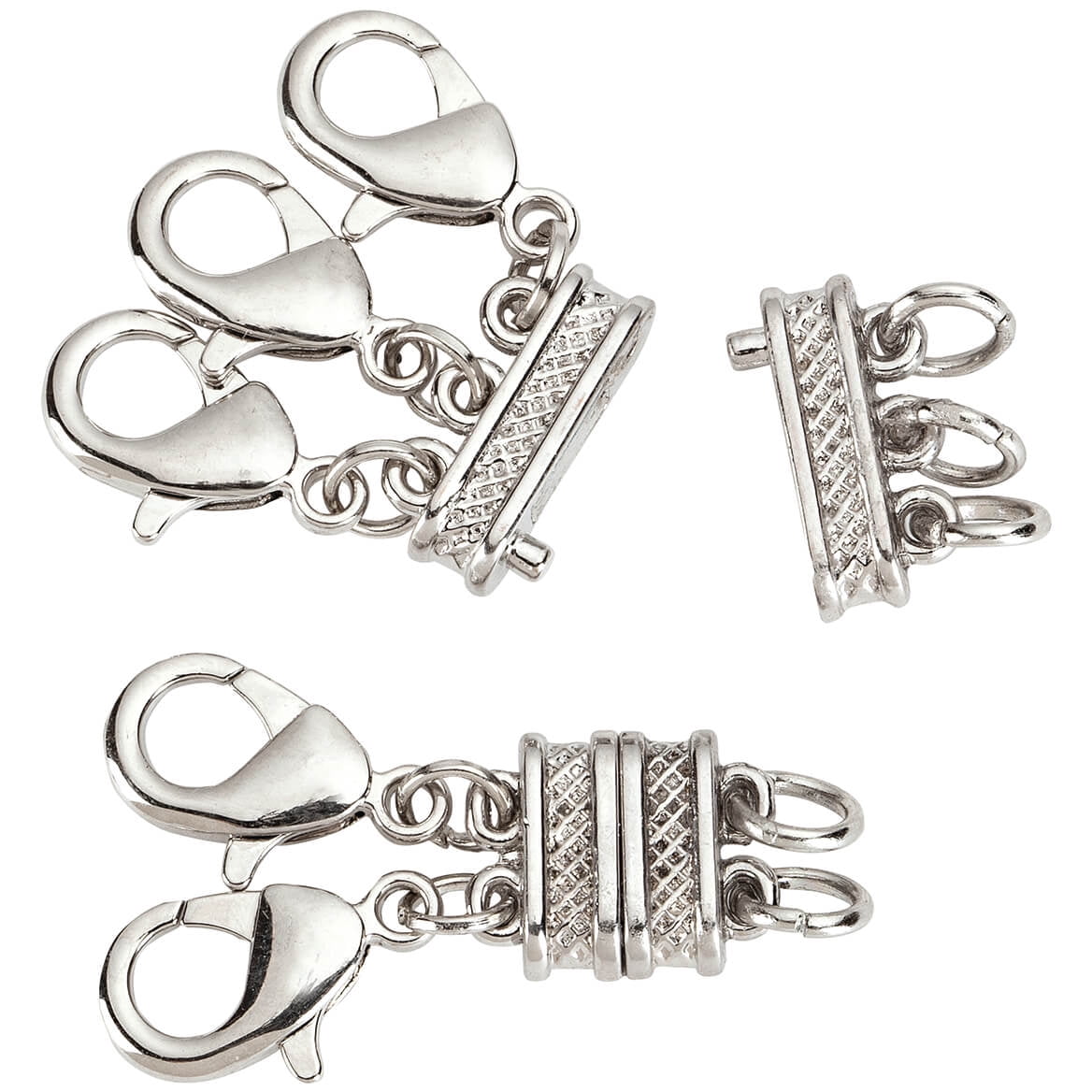 Layered Necklace Spacer with Magnetic 