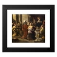 thumbnail image 2 of Luca Giordano 14x12 Black Modern Framed Museum Art Print Titled - Christ Among the Doctors, 2 of 5