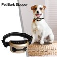 thumbnail image 2 of Collar de perro ultrasónico sin ladridos supresor de ladridos para cachorro dorado, 2 of 5