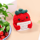 thumbnail image 3 of Bolsa de lana con forma de pepino, energía positiva, patata, expresión facial divertida, decoración hecha a mano de ganchillo, linda muñeca, 3 of 6