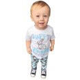 thumbnail image 3 of Otqutp Toddler Outfits Set for Party Boys Easter Cartoon Short Sleeve Rabbit Prints Tops Pants 2PCS Outfits Clothes Set for 0 to 24 Months, 3 of 8