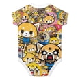 thumbnail image 2 of Aggretsuko Baby Bodysuit Boy Girl Clothes Soft Newborn Infant Outfit Short Sleeve Romper, 2 of 8