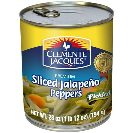 Clemente Jacques Sliced Pickled Jalapeno Peppers, 28 oz