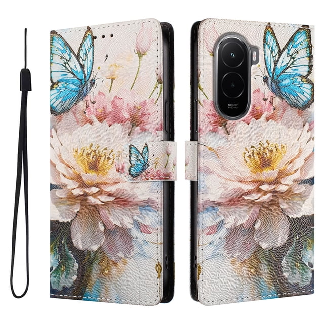 FOXDOCK Funda Tipo Cartera para Xiaomi POCO M7 4G con Soporte y Correa – Diseño de Patrones Lindos
