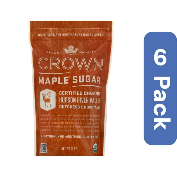 Crown Maple Organic Maple Sugar 8 oz (Pack Of 6)