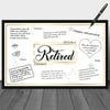 WATINC Retirement Party Jumbo Greeting Card Congrats Party Supplies Gift for Office Colleague