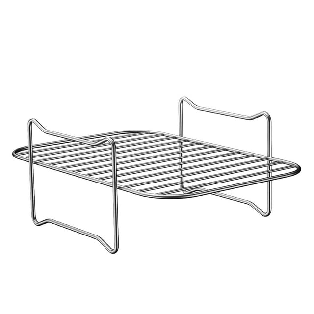 EGNMCR Kitchen Gadgets, Kitchen Accessories Stainless Steel Rack For Roasting Turkey, Turkey Roasting Rack For Grilling - Multi-use BBQ Rib Rack - Easy To Clean, Dishwasher Roasting Rack
