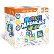 FoxMind Match Madness Junior Pattern Matching Puzzle Game for Ages 4+, 48 Challenge Cards
