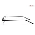 thumbnail image 3 of REAVEE 4 Pair Slim Pen Reading Glasses Tube Reader Glasses Men Women Small Readers Spring Hinged Eyeglasses with Portable Clip Case,Black 2.5, 3 of 3