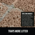 Gorilla Grip Cat Litter Mat, Water Resistant, Traps Mess, Easy Clean