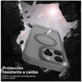 thumbnail image 5 of Funda Para iPhone 17 Pro+ Cargador Inalámbrico 15w + Mica De Vidrio Eo Safe Imports Gris, 5 of 5