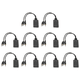 thumbnail image 1 of Receptor Compatible Con Dientes Adaptador Cable Radio Aux para Coche Azul, 1 of 2