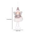 thumbnail image 3 of JHGoosa Christmas Plush Angel Hanging Ornaments Xmas Tree Pendant Home Christmas Decoration Girl Birthday Party Decor, 3 of 5