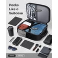 thumbnail image 2 of Mochila HOTOR Travel Bag 15.6, impermeable, para portátil, color negro, 2 of 8