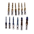 thumbnail image 4 of Embout de Perceuse à Robinet Combiné 12 Pcs Ensemble de Embouts de Perceuse à Robinet Combiné Impérial Métrique Design Convivial, 4 of 5