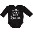 thumbnail image 3 of Inktastic Gigi and Papa Love Me Boys or Girls Long Sleeve Baby Bodysuit, 3 of 5