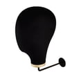 thumbnail image 3 of Langgg Mannequin Head Wig Holder Hat Display for Multiple Wigs for Hat Rack Storage Decorative Cowboy Hat Rack Wall Mounted Black, 3 of 8