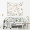thumbnail image 6 of Spring Bird Flower Bicycle Tapestry Wall Hanging Tapestries Happy Colorful Hippie Psychedelic Art Polyester Carpet Wall Decorative for Living Room Bedroom 60x40inch, 6 of 7
