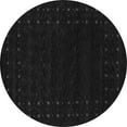 thumbnail image 1 of Ahgly Company Indoor Round Abstract Gray Contemporary Area Rugs, 6' Round, 1 of 1