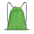 thumbnail image 1 of Xecao St Patrick's Day Pattern Sports Drawstring Backpack - String Swim Gym Bag with Wet Proof Pocket for Women&Men-Medium, 1 of 6